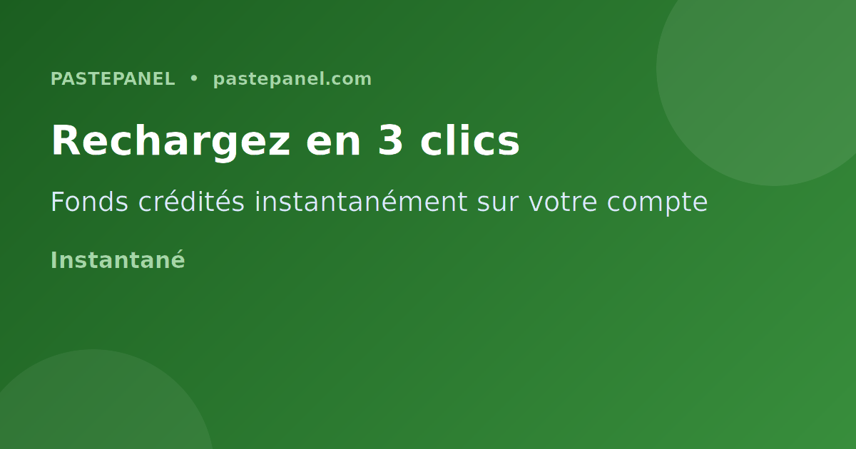 Ajouter des fonds sur un panneau SMM avec carte bancaire française