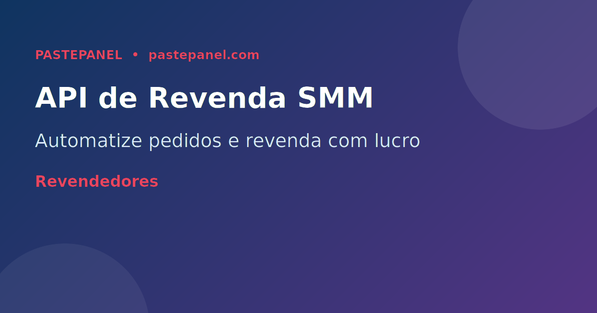 Painel SMM barato para Instagram com API de revenda