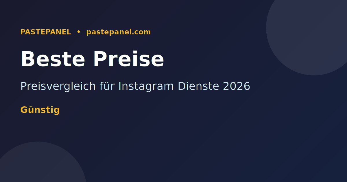 Preisvergleich Instagram Likes kaufen Deutschland 2026