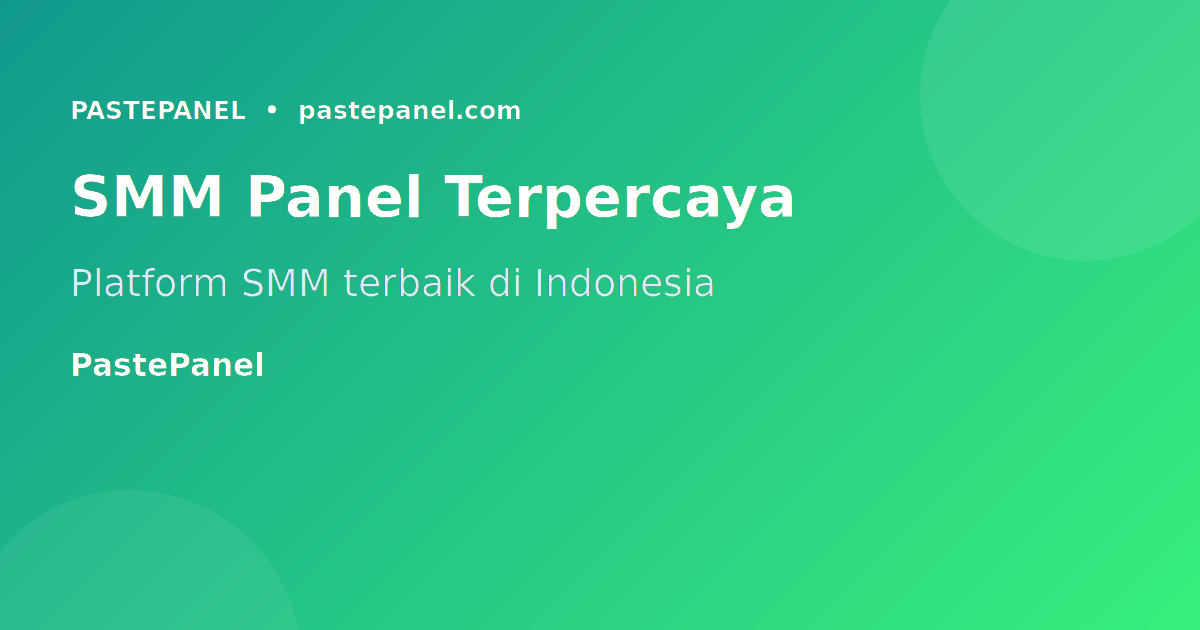 SMM panel terpercaya untuk Instagram di Indonesia