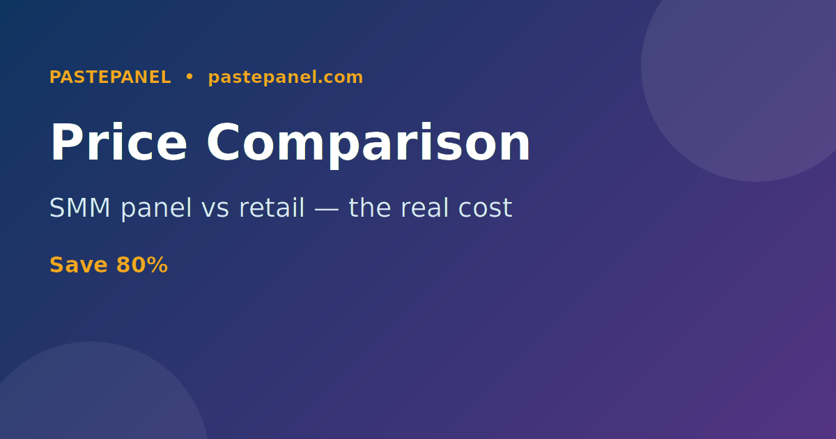 SMM panel price comparison for UK Instagram growth