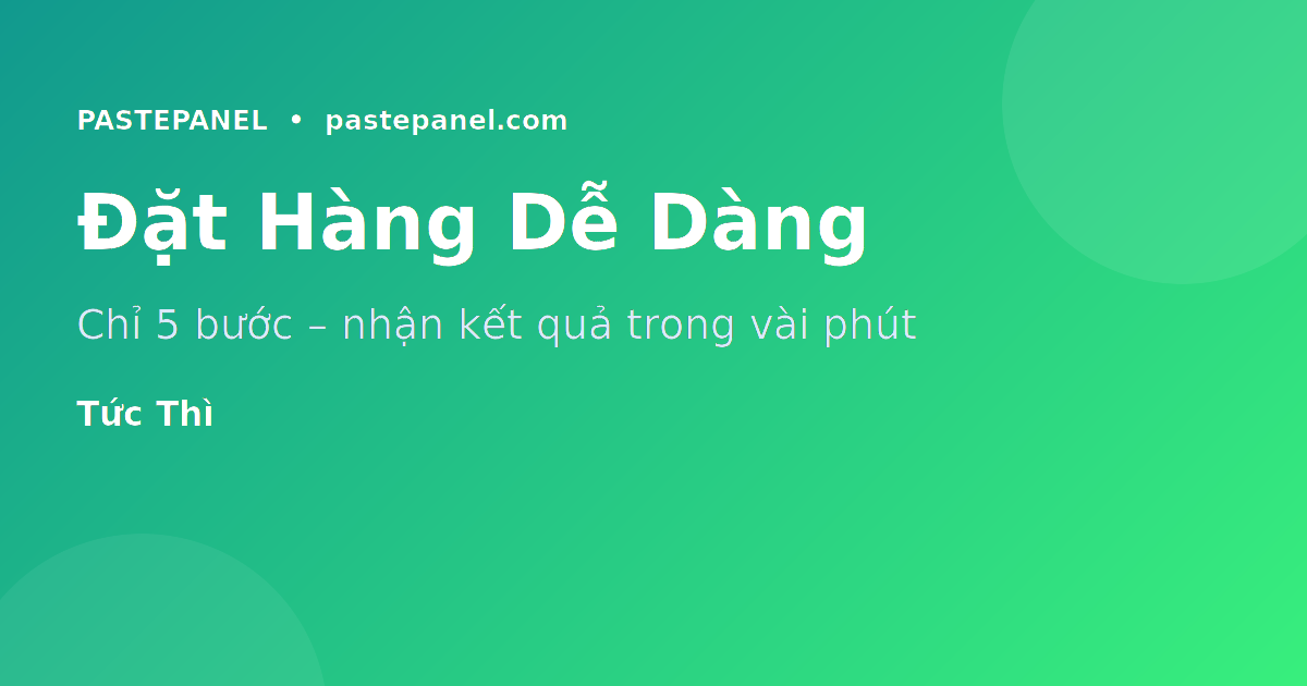 Hướng dẫn mua like lượt xem Reels Instagram tức thì tại PastePanel