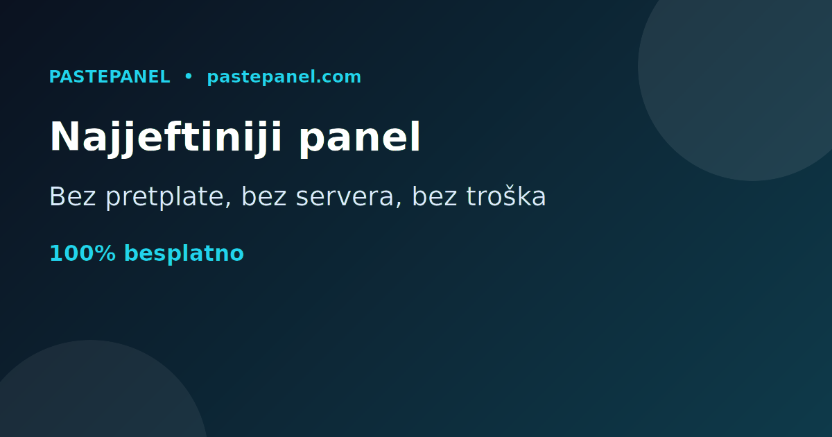 Najjeftiniji SMM panel u Hrvatskoj - usporedba cijena i isplativosti