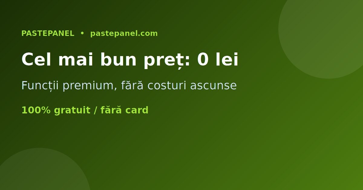 Cel mai ieftin panou SMM cu cel mai bun raport calitate-preț din România