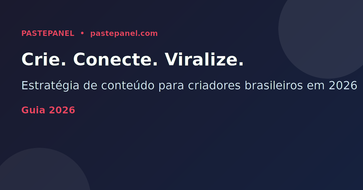 Criadores de conteúdo brasileiros planejando estratégia viral em 2026