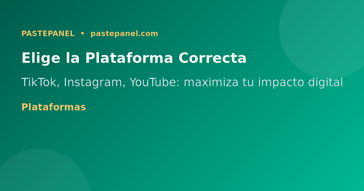 Plataformas de redes sociales más populares entre creadores mexicanos en 2026