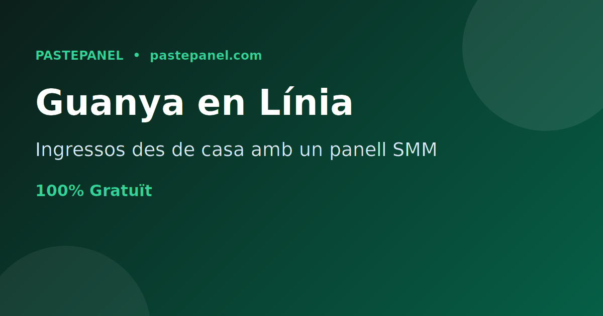 Guanyar diners en línia des de casa a Andorra amb un panell SMM