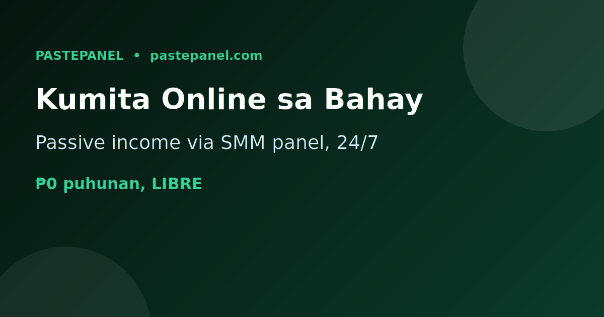 Pinoy na kumikita online sa bahay gamit ang SMM panel sa laptop