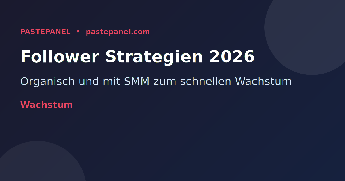 Wachstumsstrategien für Facebook Follower