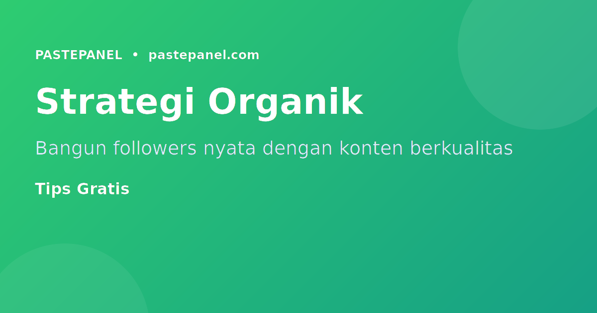 Strategi organik menambah followers halaman Facebook Indonesia