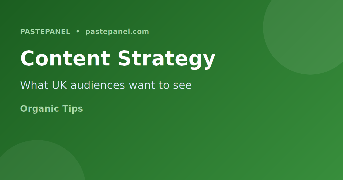 UK Facebook content strategy and engagement tips
