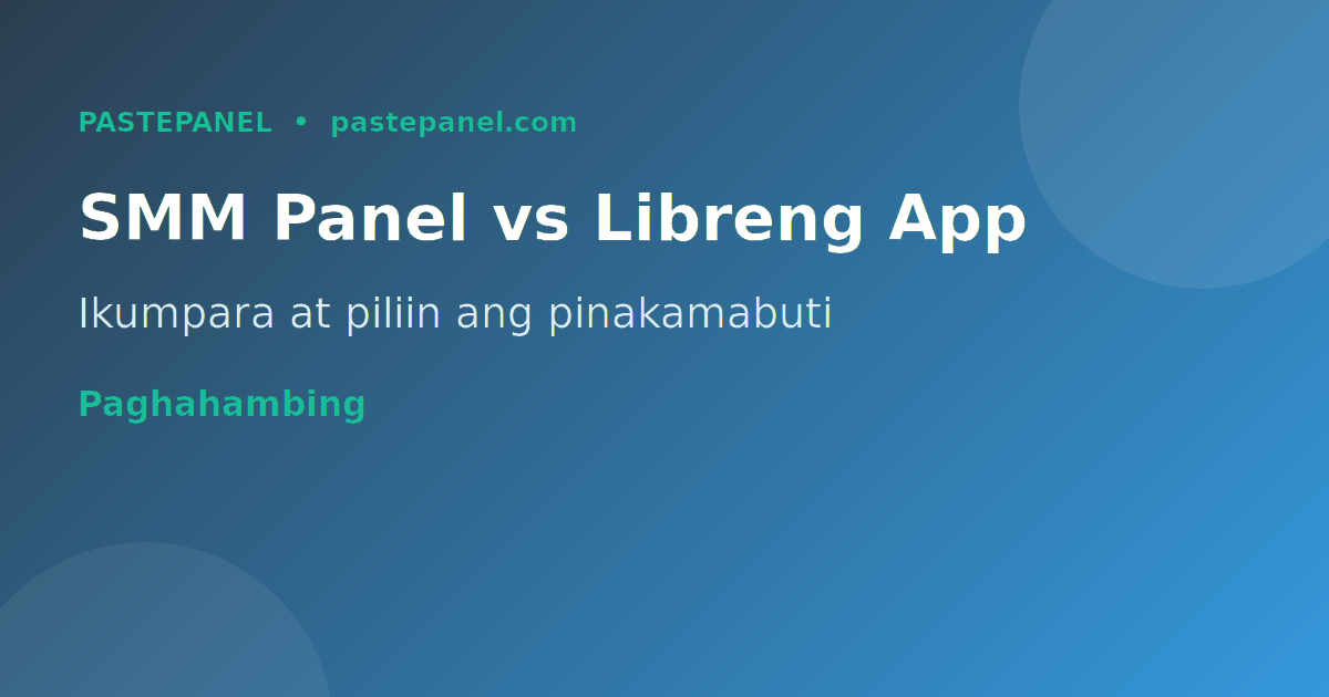 Paghahambing ng libreng apps at SMM panel para sa Instagram