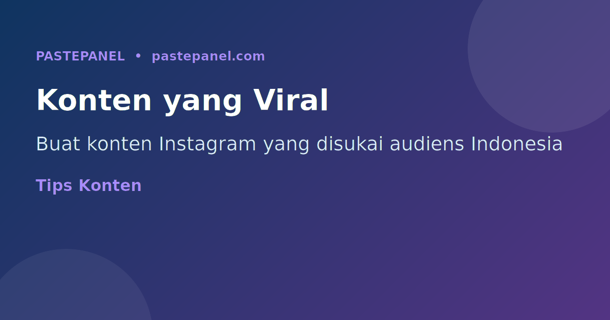 Strategi konten Instagram untuk audiens Indonesia