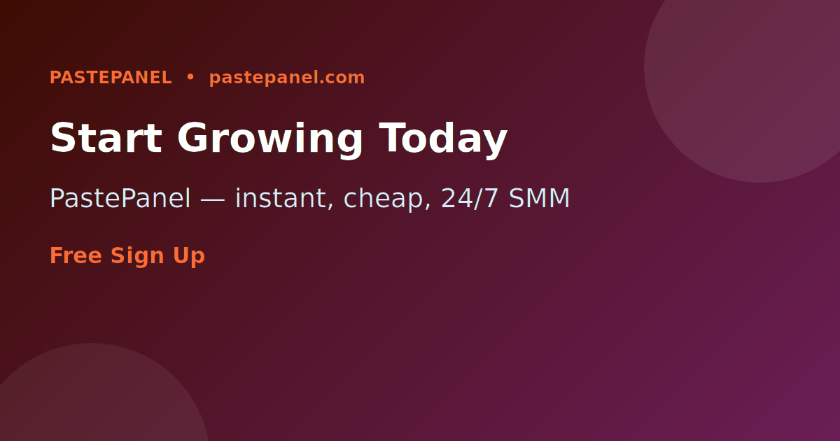 Start growing Instagram in Kenya today with PastePanel