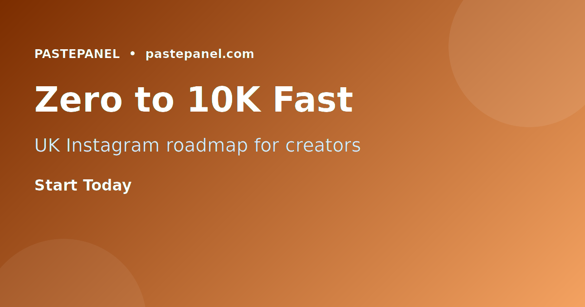 PastePanel SMM panel for UK Instagram growth — affordable followers likes and views