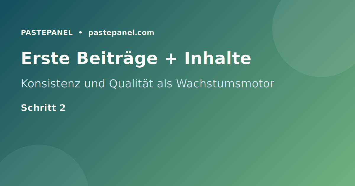 Erste Instagram Beiträge planen und konsistent posten