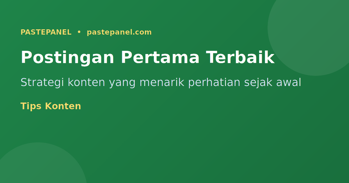 Strategi postingan pertama Instagram yang menarik perhatian