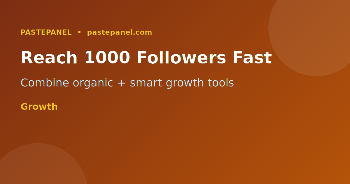 Reach 1000 Instagram followers fast in Kenya — combine organic growth with smart tools