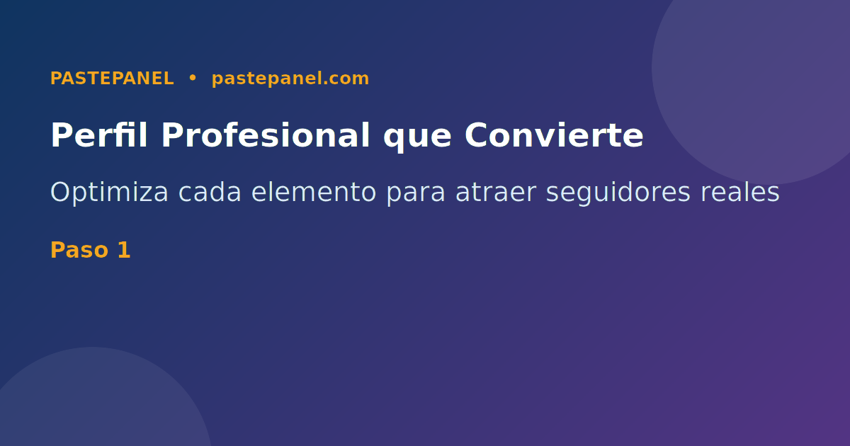 Configuración profesional de perfil en Instagram para México