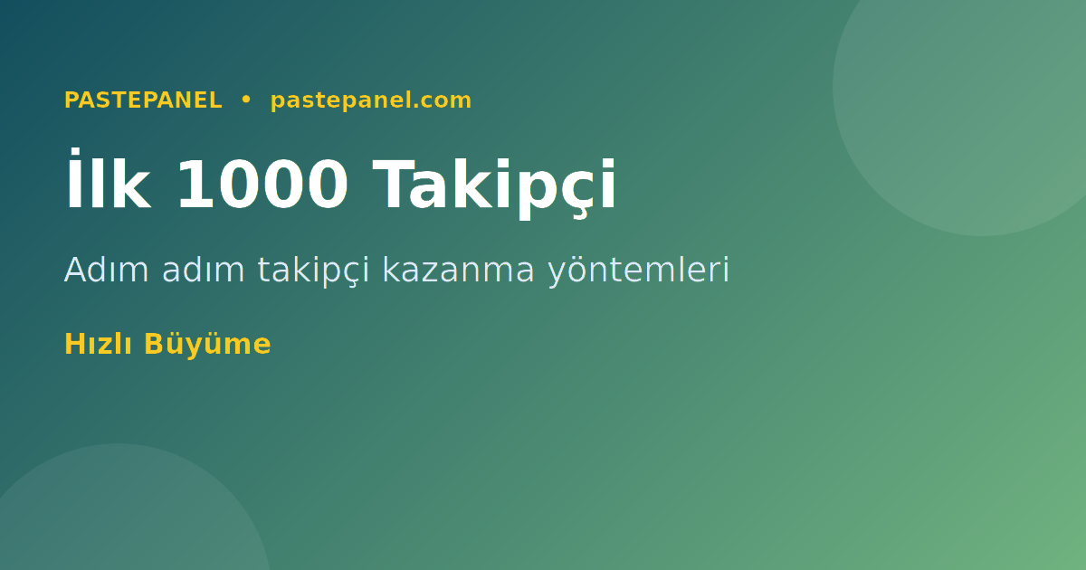 İlk 1000 Instagram takipçisi nasıl kazanılır