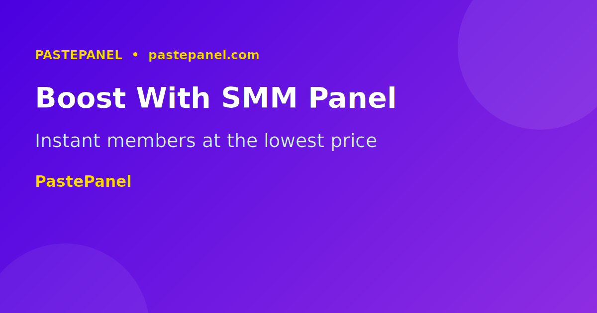 PastePanel SMM panel for instant Telegram members and views in Kenya
