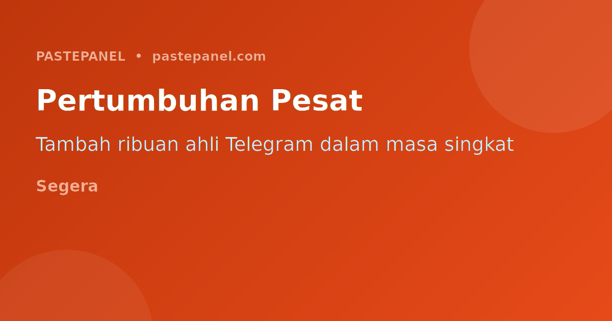 Pertumbuhan pesat ahli Telegram dengan strategi yang betul di Malaysia