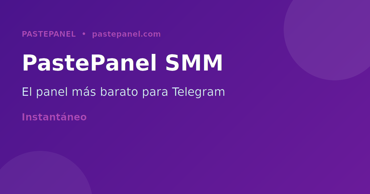 Usar PastePanel para conseguir miembros en Telegram México