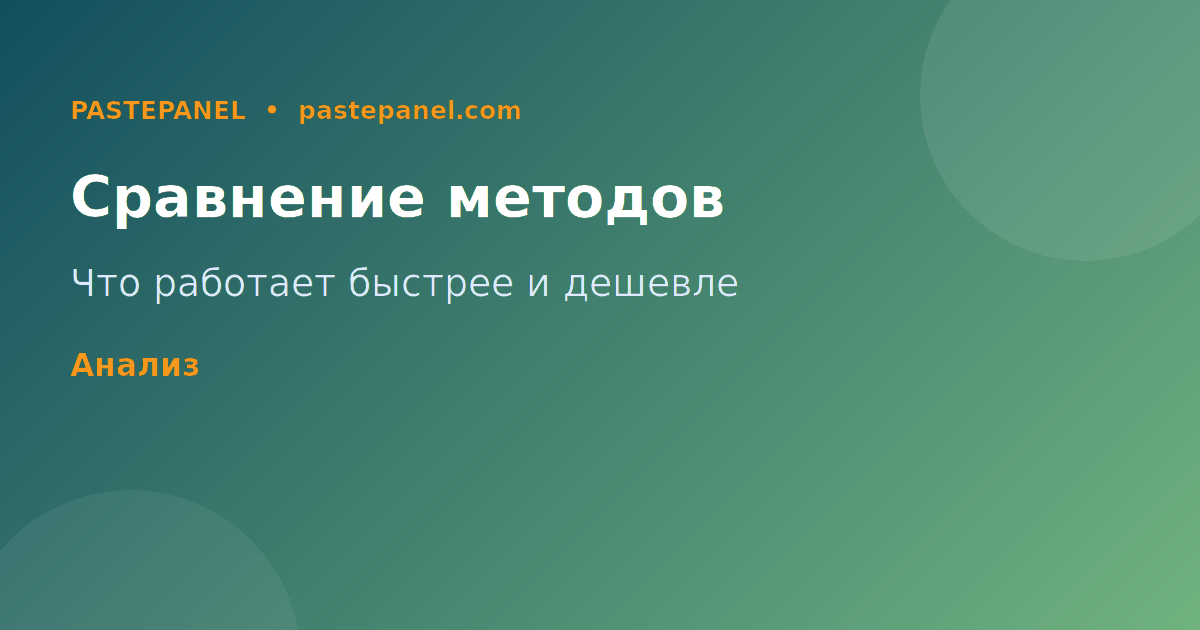 Сравнение методов продвижения Telegram в 2026 году