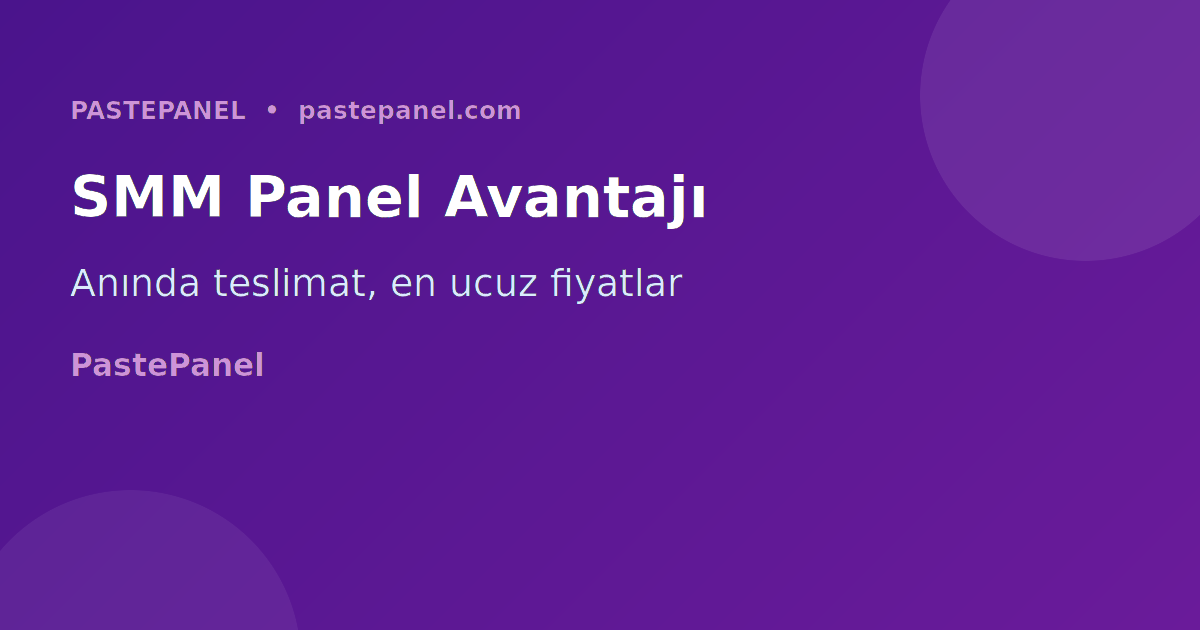 Telegram SMM panel hizmeti Türkiye 2026
