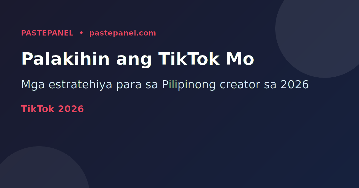 Papalaking TikTok followers ng isang Pilipinong content creator sa 2026