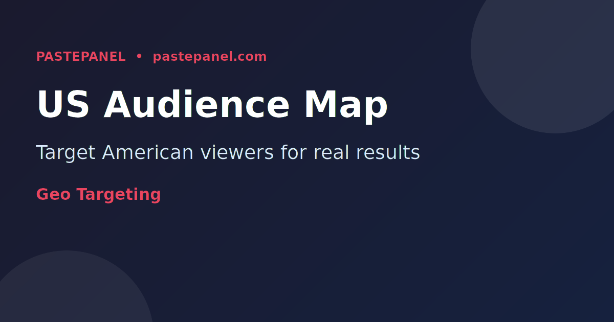 US-targeted TikTok audience growth map showing engagement concentration by American region