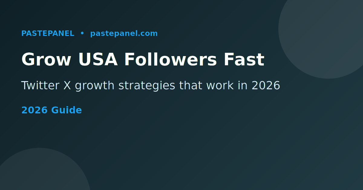 Twitter X follower growth strategy for US accounts in 2026