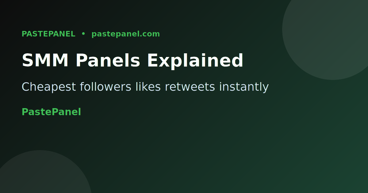 SMM panel for Twitter X followers likes and retweets