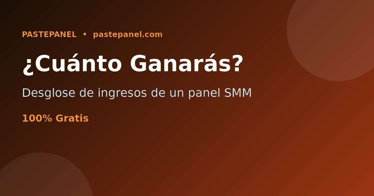 Cuánto se puede ganar con un panel SMM en Andorra: desglose de ingresos