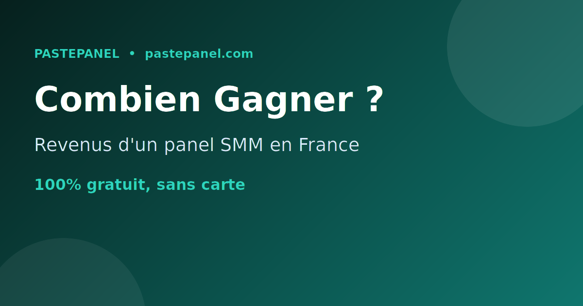 Combien peut-on gagner avec un panel SMM en France : décomposition des revenus