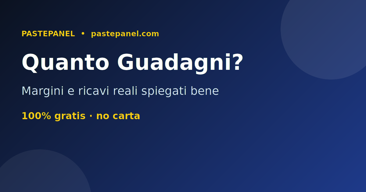 Quanto si può guadagnare con un pannello SMM in Italia: analisi dei ricavi