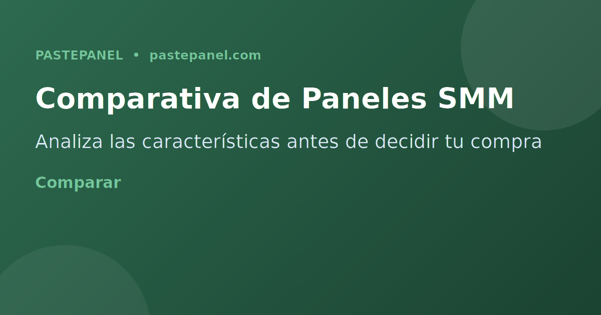 Comparativa de paneles SMM para Colombia en 2026