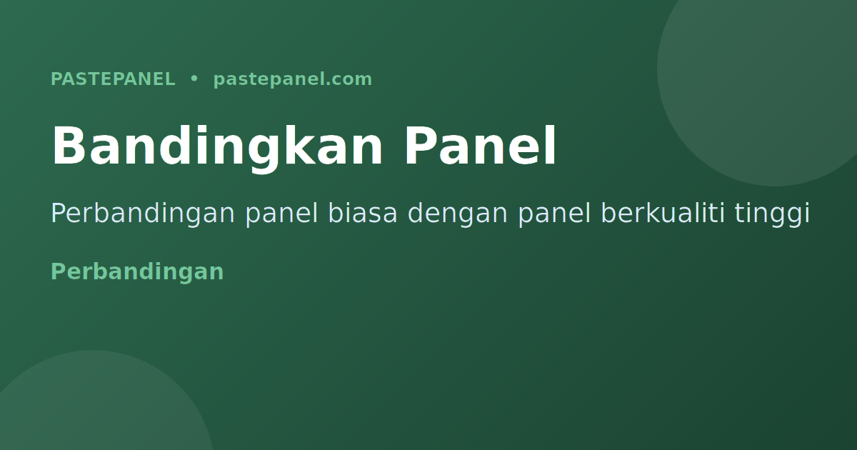 Perbandingan panel SMM terbaik Malaysia 2026