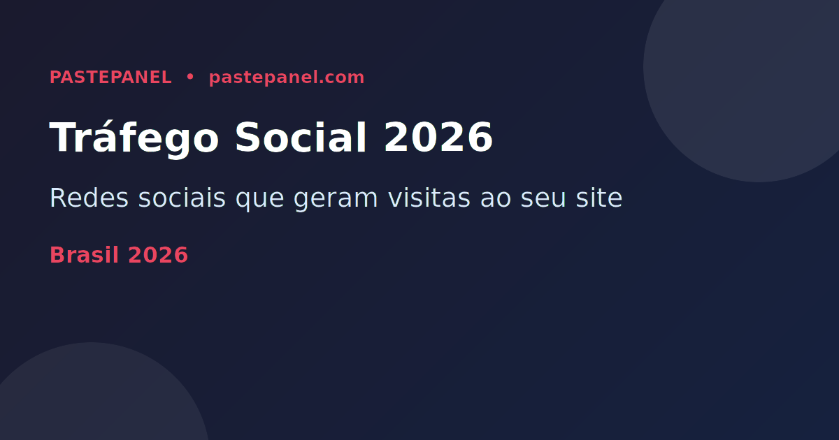 Estratégias de tráfego nas redes sociais para sites no Brasil em 2026