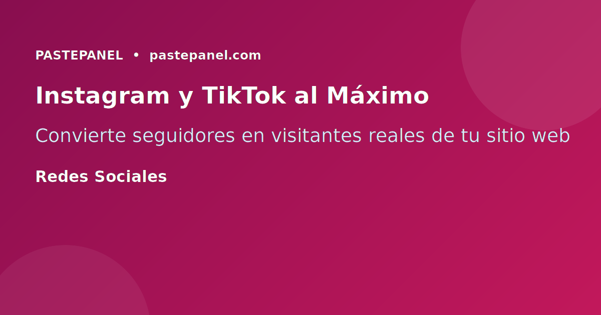 Instagram y TikTok como motores de tráfico web para negocios colombianos