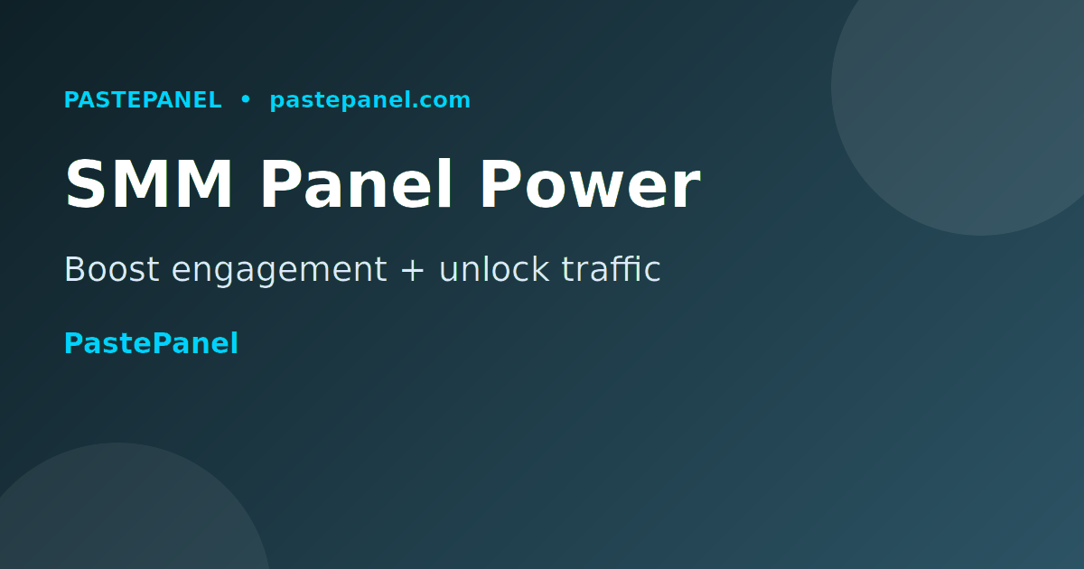 PastePanel SMM panel for boosting social media engagement and website traffic Kenya