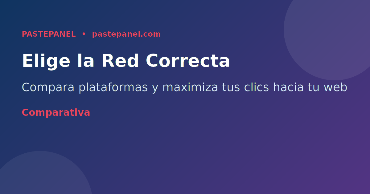 Comparativa de plataformas sociales para generar tráfico web en México