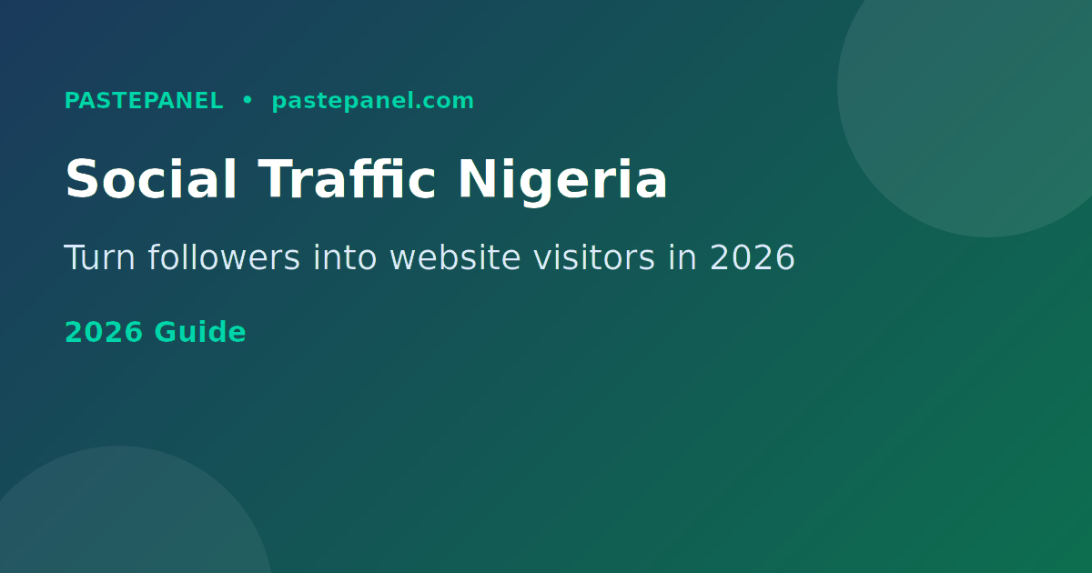 Nigerian entrepreneur using social media on a smartphone to drive website traffic in 2026