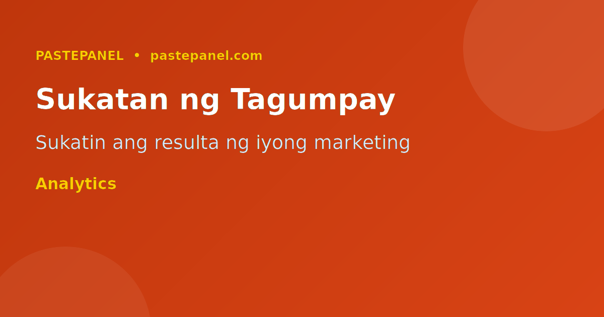 Pagsukat ng website traffic at tagumpay ng social media marketing