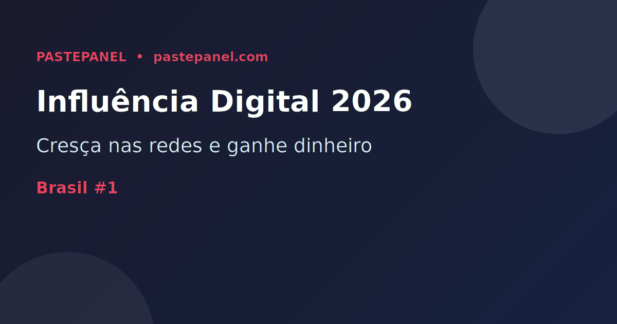 Influenciador digital criando conteúdo no Brasil em 2026
