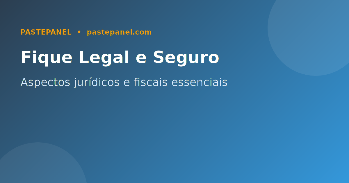 Aspectos legais e fiscais para influenciadores digitais no Brasil 2026