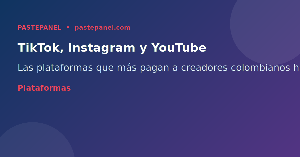 Pantallas de TikTok, Instagram y YouTube con contenido colombiano viral en 2026