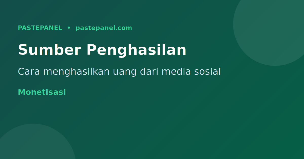 Cara menghasilkan uang sebagai influencer di Indonesia 2026