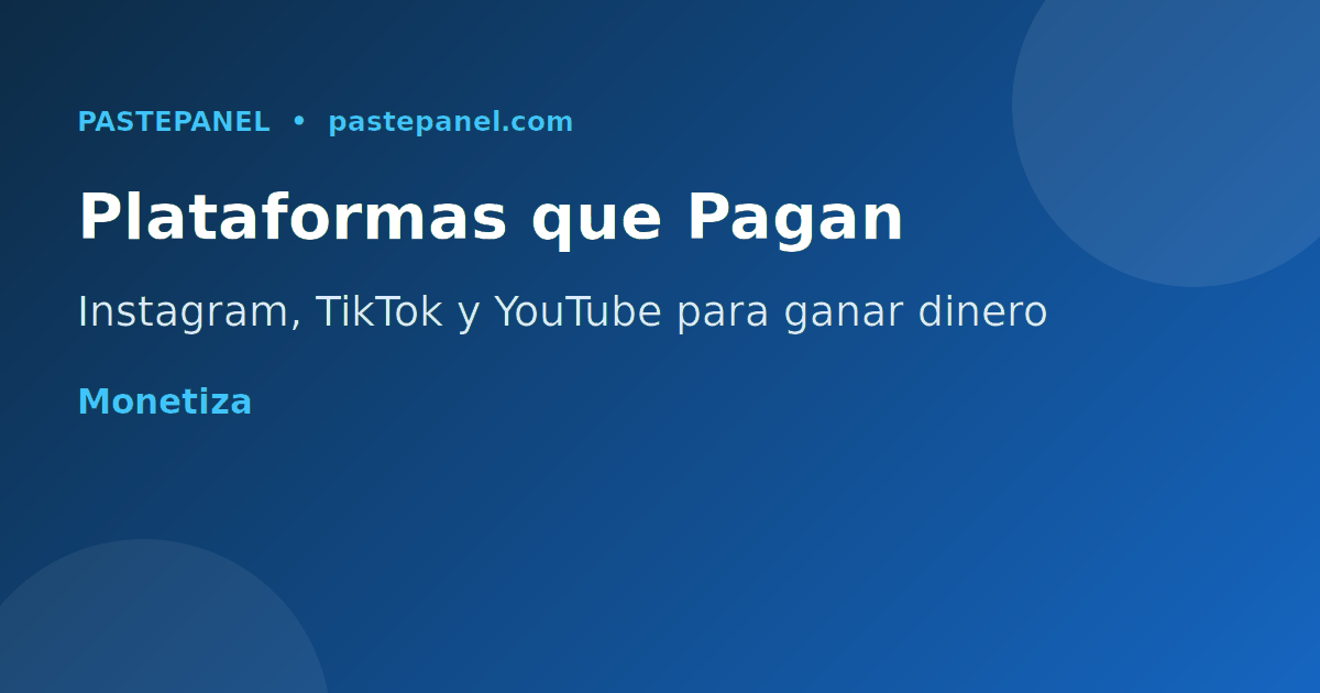 Plataformas de redes sociales para influencers mexicanos en 2026