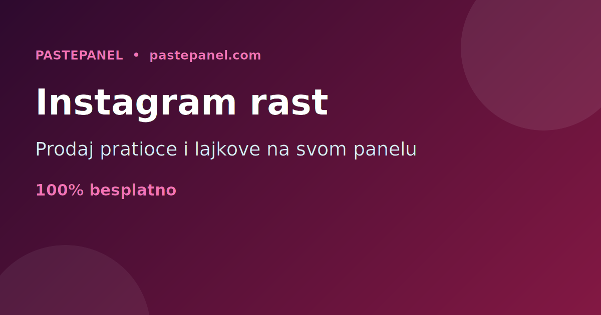 Biznis preprodaje Instagram pratilaca i usluga rasta u Bosni i Hercegovini